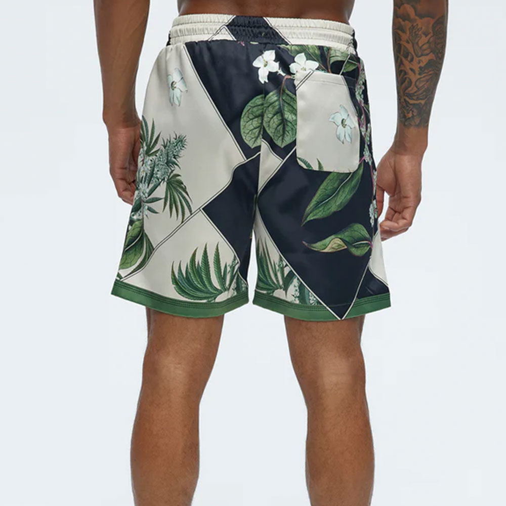 Agrarian Printed Short - Green/combo - Image 2