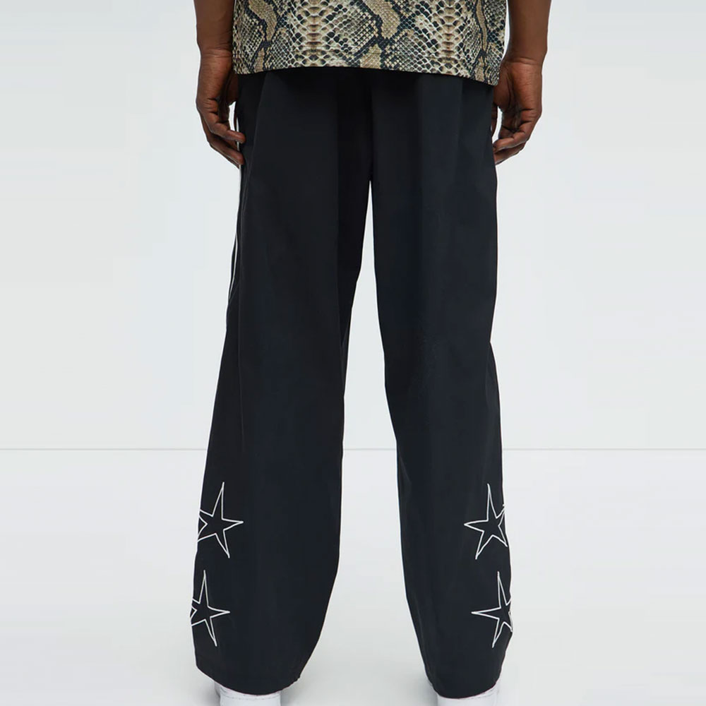 Star Boi Baggy Pants - Black - Image 2