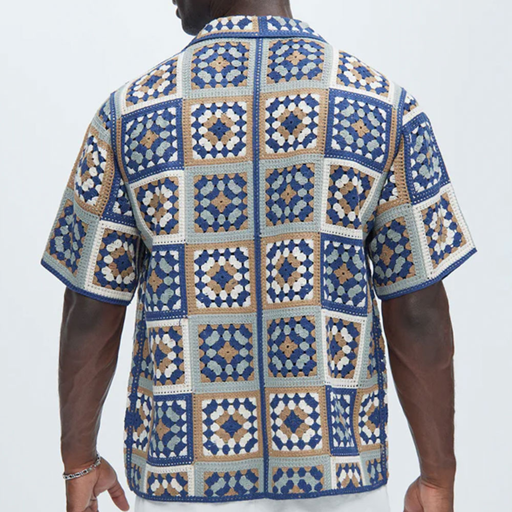 Nolan Textured Shirt - Tan/Multi - Image 2